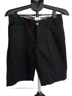 Lee Premium Label Black Bermuda Shorts Mid-Rise NWT Women’s 10M